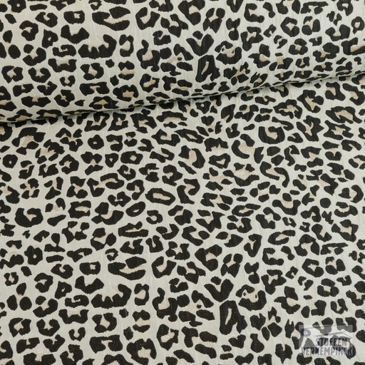 [HE-212254-5001] Lurex Jacquard Leopard black