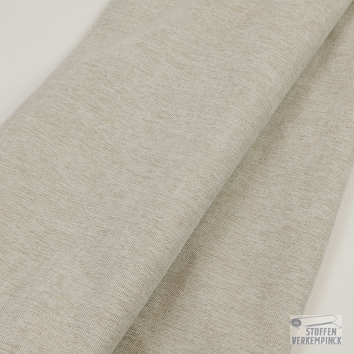 [GE-77054-295-0002] Black-out 100 % 295 cm. met lood Licht Beige