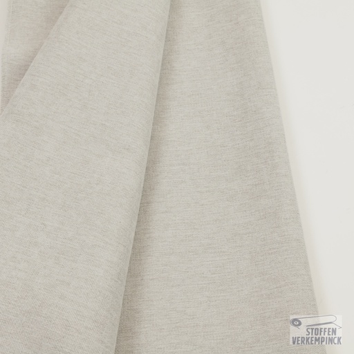 [GE-77054-295-0840] Black-out 100 % 295 cm. met lood Licht Grijs