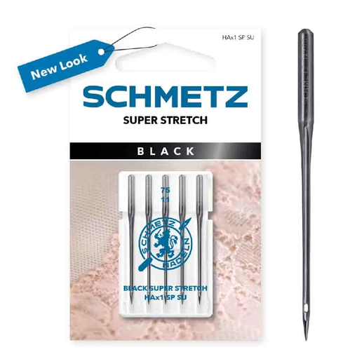 [DBF-HAX1SP-SU-90] Schmetz BLACK Super Stretch 5 naalden 90-14