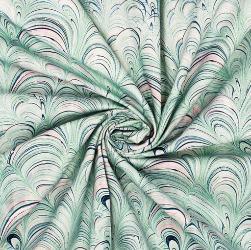 [POL-923456-61] Canvas Digital Art Aqua/Petrol