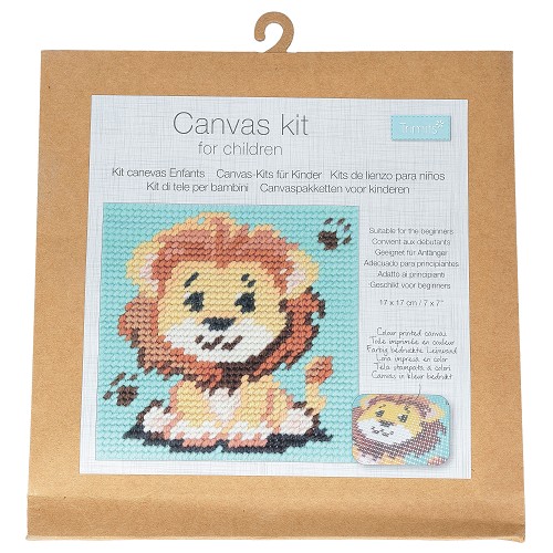 [DI-TTP0017.004] Canvas Kit voor Kinderen - Leeuw