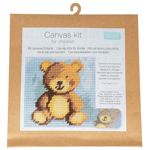 [DI-TTP0017.006] Canvas Kit voor Kinderen - Beer
