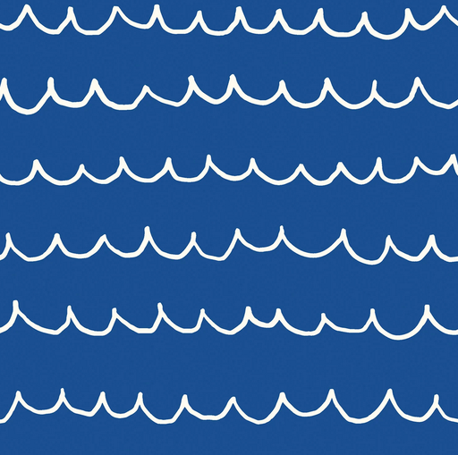 [NO-25655-005] Poplin Waves Blue