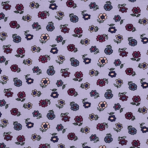 [VE-07203-067] Double Gauze Flowers Lilac
