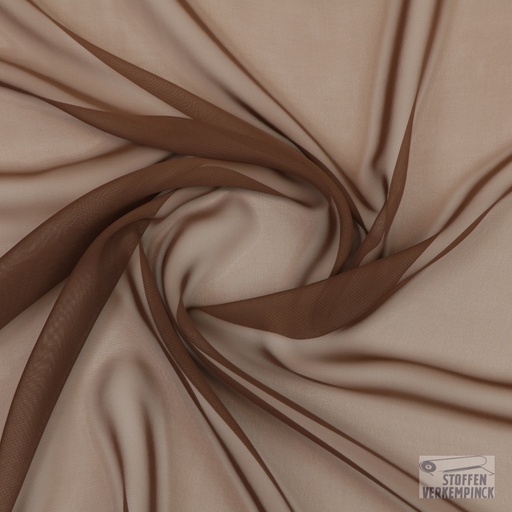 [JO-DELUXATEX-1388] Voile Chiffon Brown