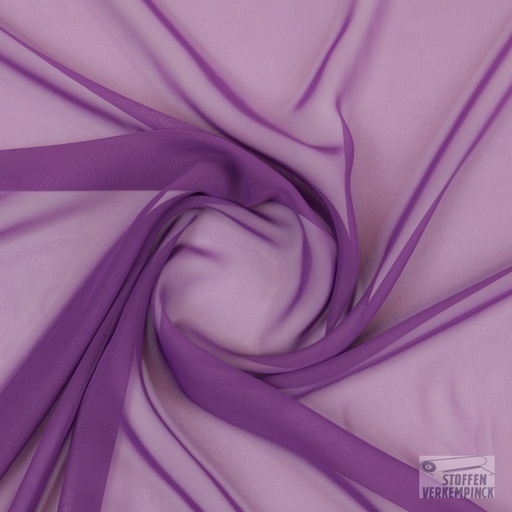 [JO-DELUXATEX-1799] Voile Chiffon Violet
