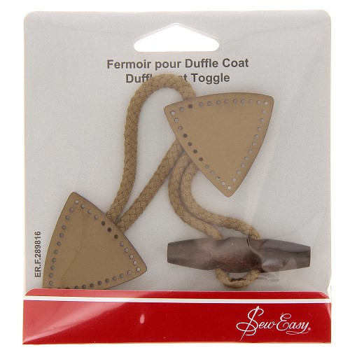 [DI-ERF.289816] Duffelcoat sluiting bruin - 1st