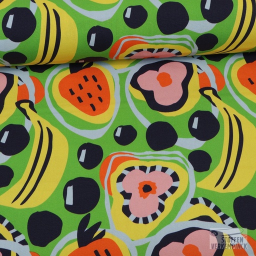 [POL-928124-60] Canvas Digi Bananas - Green