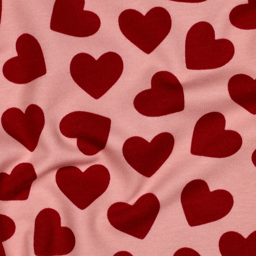 [VE-07156-013] Soft Sweat Smaller Hearts Light Rose