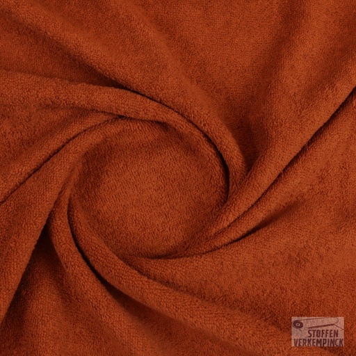 [SA-SPA-TERRACOTTA] Badstof De Luxe met gestikte zelfkant - Terracotta