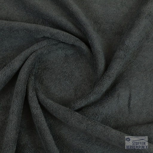 [SA-SPA-ANTHRACITE] Badstof De Luxe met gestikte zelfkant - Anthracite