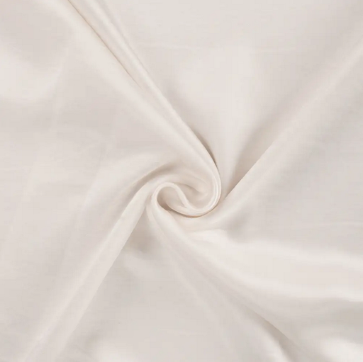 [QT-MR1099-051] Washed Satin Stretch Off White