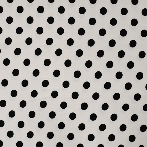 [QT-P24008-510] Viscose Twill Print Dots Ecru