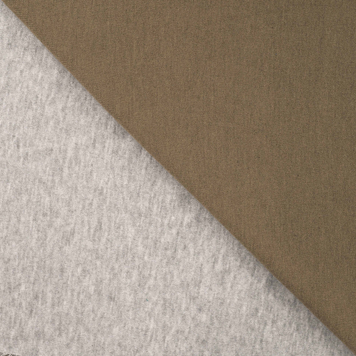 [QT-Q22505-280] Jersey Double Face Light Grey/Army