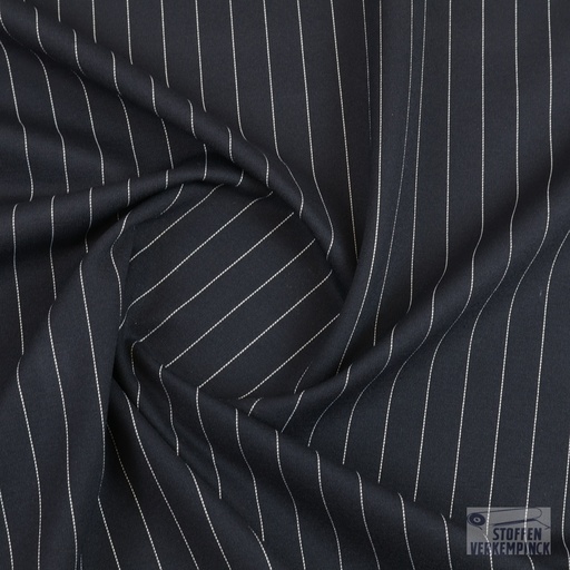 [NO-60315-008] Punta Di Roma Chalk Stripe Navy