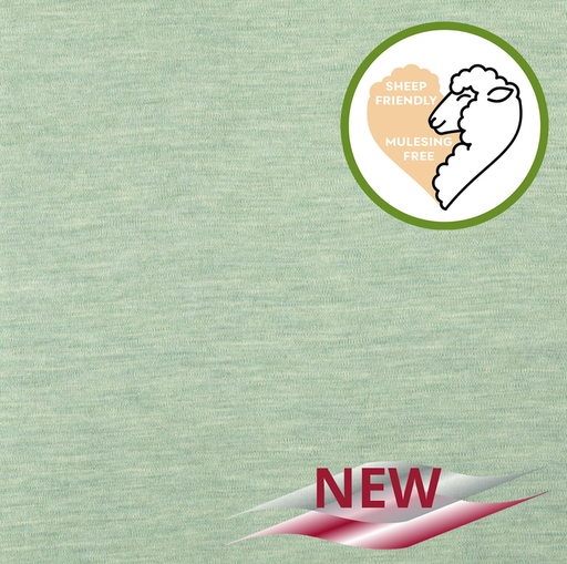 [NO-60230-021] Merino Jersey Mint melange