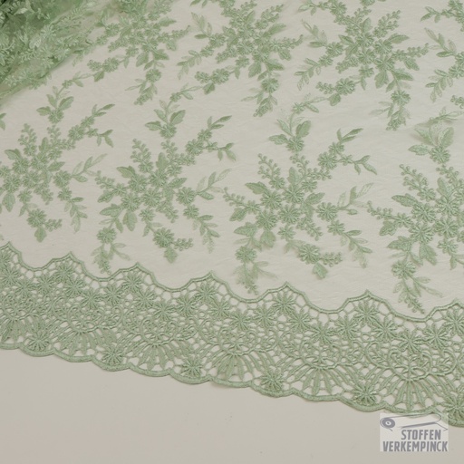 [NO-60327-022] Luxurious Lace one Border Mint