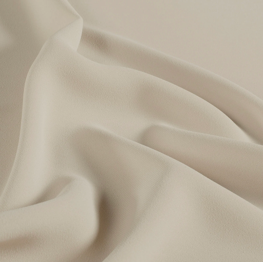 [NO-26005-152] Heavy Crêpe Licht Beige