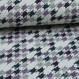 [HE-125.249-0802] Jacquard Pied de Coq Violet