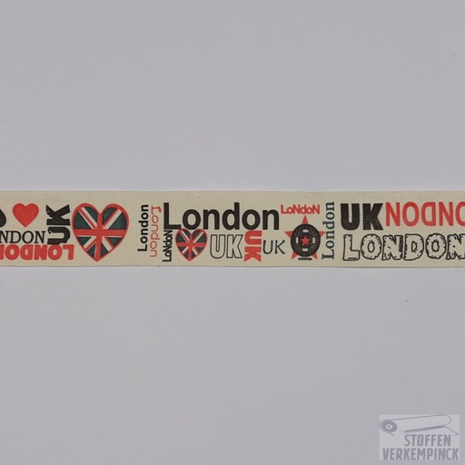 [DBF-89989] Bandje London Tekst