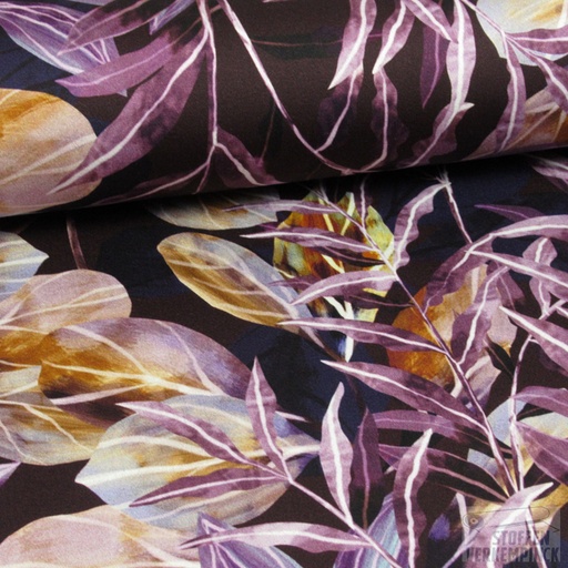 [KI-18482-815] Breedtestretch Print Varens Paars
