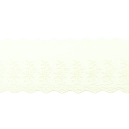 [KV-31470] Broderie Kant Dubbele Bloem