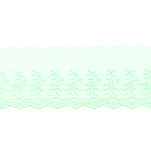 [KV-31467] Broderie Kant Dubbele Bloem