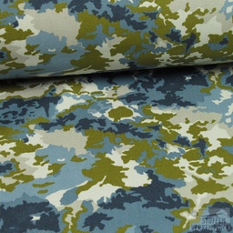 [VE-08923-006] Canvas Camouflage Blue