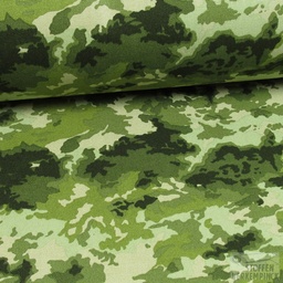 [VE-08923-001] Canvas Camouflage Green