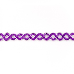 [KV-40831] Chenille Slinger met Zilver 20mm