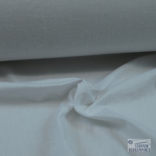 [TH-VOERING-WIT] Draperievoering Satinette Wit 150cm breed