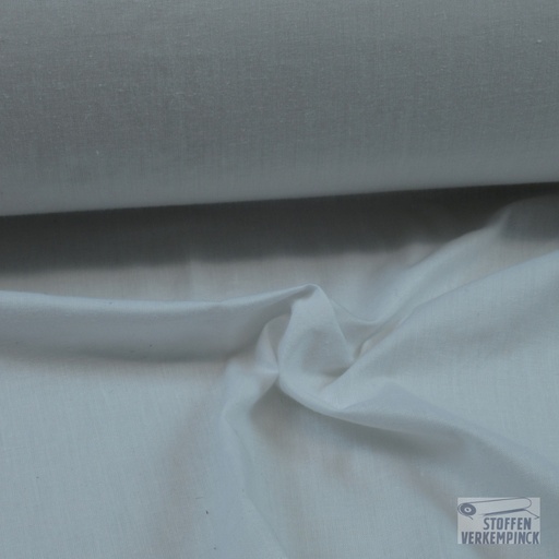 [TH-TOILE 280-WIT] Draperievoering Satinette 280cm breed Wit