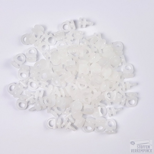 [WD7060300100] Glijders Rond voor U-rail - 100st