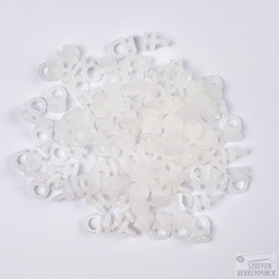 [7060300100] Glijders Rond voor U-rail - 100st