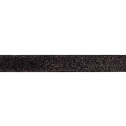 [KV-44319] Glitterband 25mm Zwart