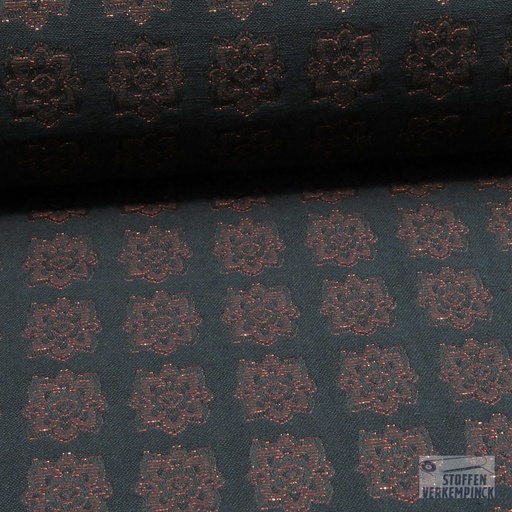 [TM-POLAREX-2820-8] Jacquard Zwart & Brons