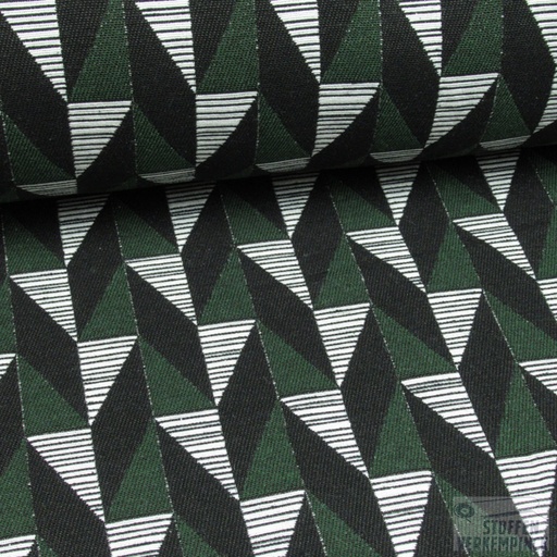 [MF-6762-003] Jacquard Jasper Donker Groen