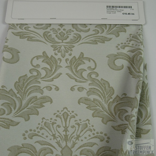 [PO-BABEL-65] Jaquard Richelieu Beige