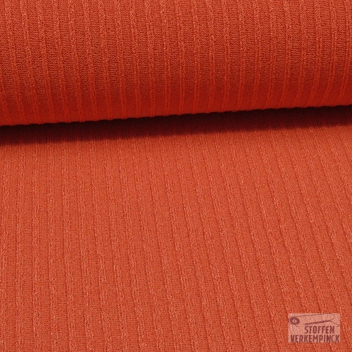 [TM-BUTTERFLY] Jersey Rib Oranje - LAGE PRIJS