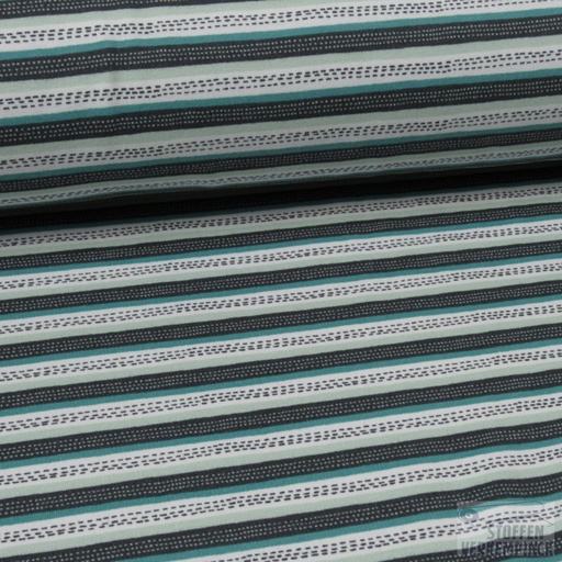 [VE-07269-001] Jogging Print Road in The Forest Fresh Sage