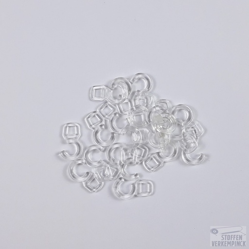 [WD-7140100008] Oog voor Ring 8mm - 20st