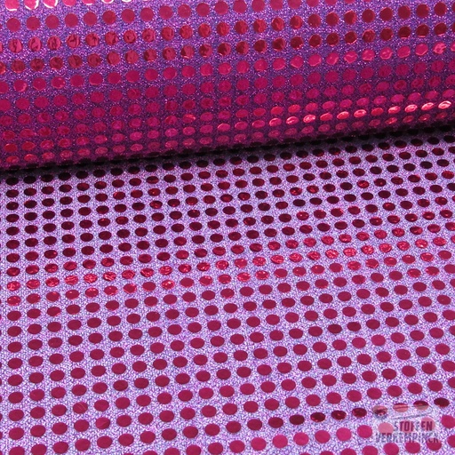 [OD-C4059-PURPLE] Paillettenstof Purple/Fuchsia
