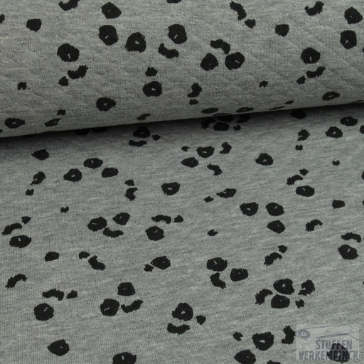 [VE-08835-015] Quilt 3 laags animal print - Grijs