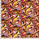 Viscose twill print abstract brique