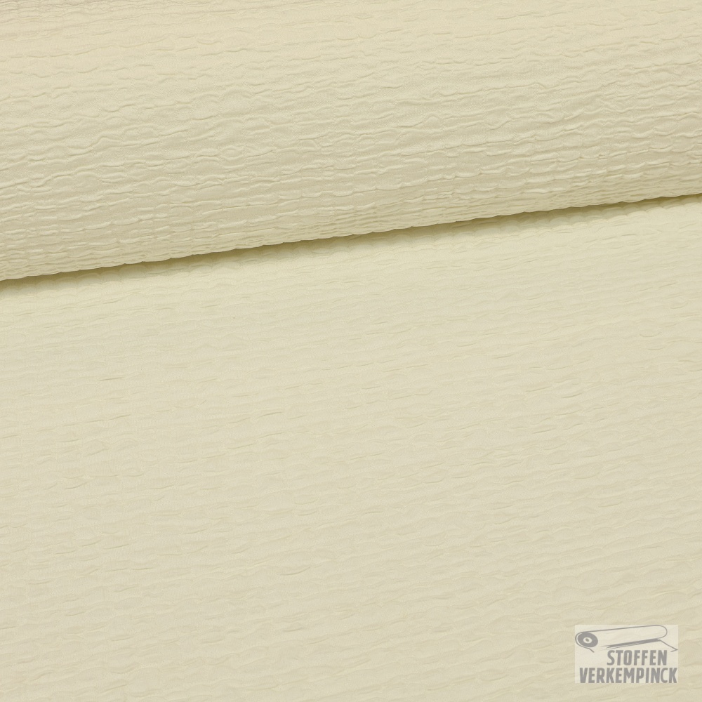 Jersey Viscose Clocqué Offwhite