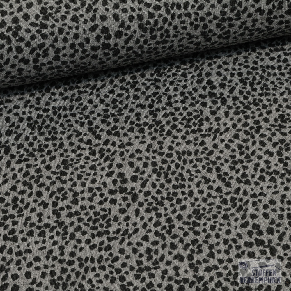 Jersey Leopard Donker Grijs