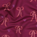 Sweat Digital Bows & Hearts Dark Rose