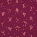 Sweat Digital Bows & Hearts Dark Rose