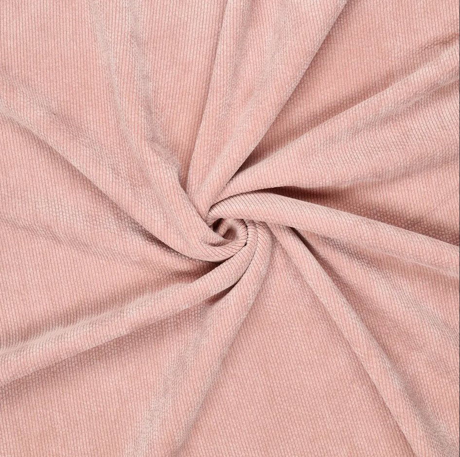 Soepele Corduroy met Teddy Soft Rose